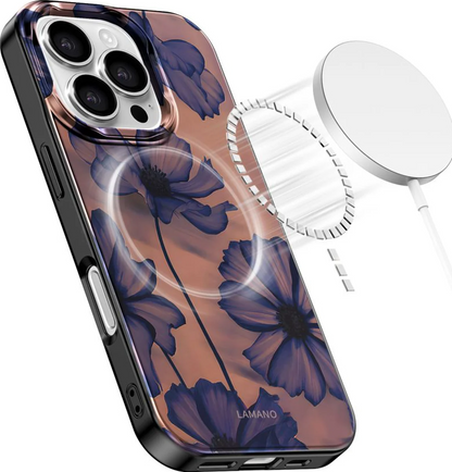 Capa MagSafe para Apple iPhone 16 Pro, Tech-Protect, Lamano Velvet Night, Preta