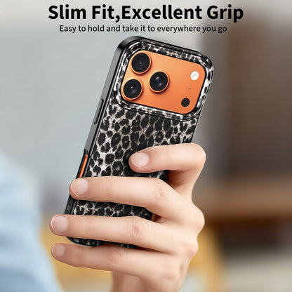 Capa MagSafe para Apple iPhone 17 Pro Max, Tech-Protect, Lamano Leopard, Preta