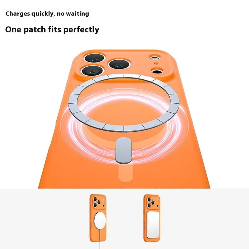 Capa MagSafe para Apple iPhone 17 Pro, OEM, Silicone Líquido, Preta
