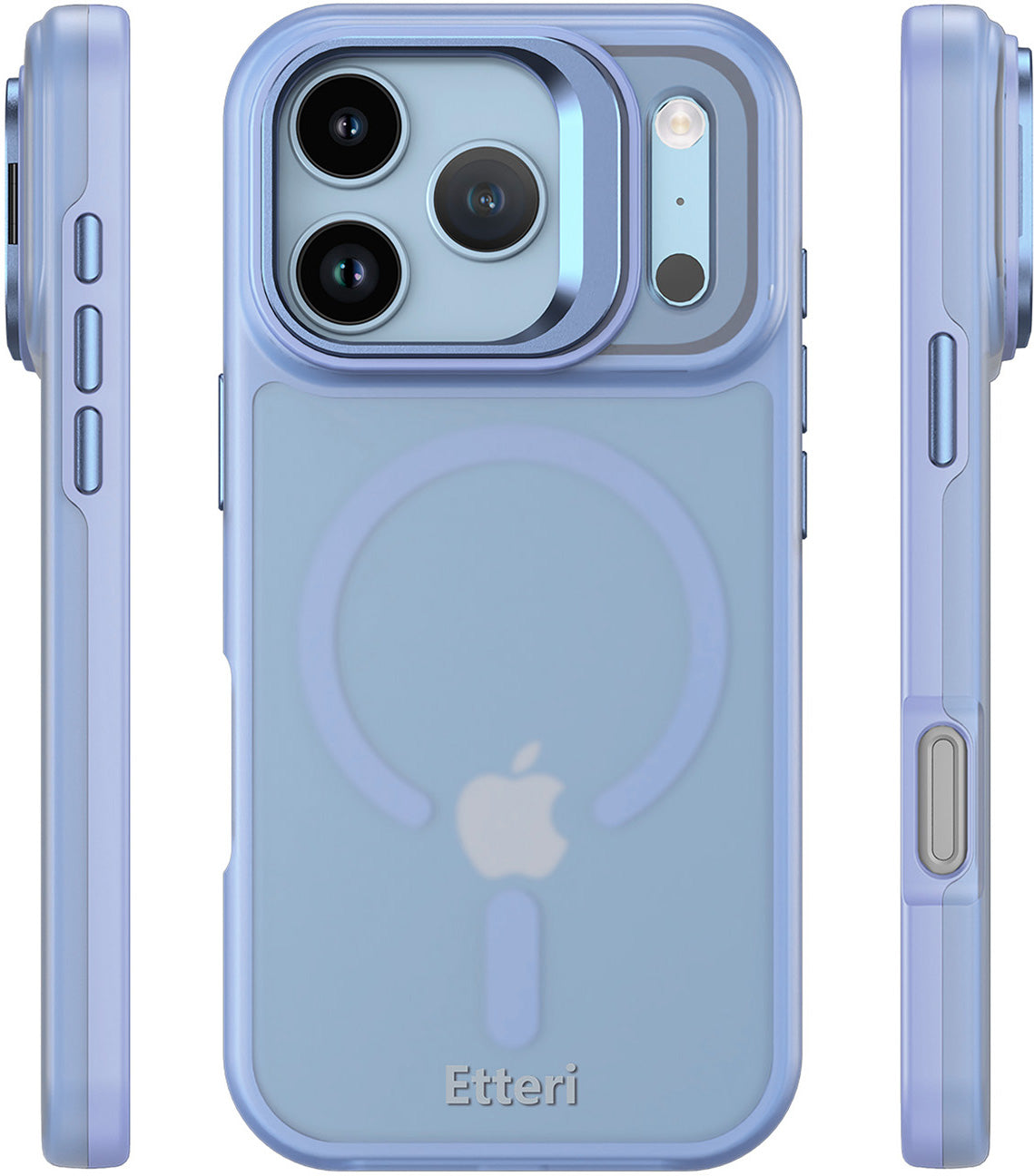 Capa MagSafe para Apple iPhone 18 Pro / 17 Pro, Etteri, Morning Fog, Azul