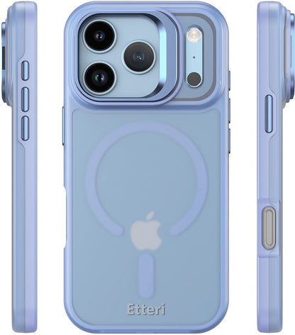 Capa MagSafe para Apple iPhone 18 Pro / 17 Pro, Etteri, Morning Fog, Azul