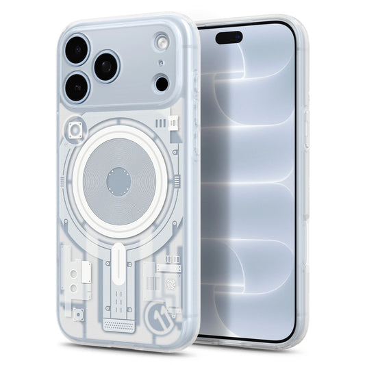 Capa MagSafe para Apple iPhone 18 Pro / 17 Pro, Spigen, C11 Ultra Hybrid MagFit Element, Branca ACS12308