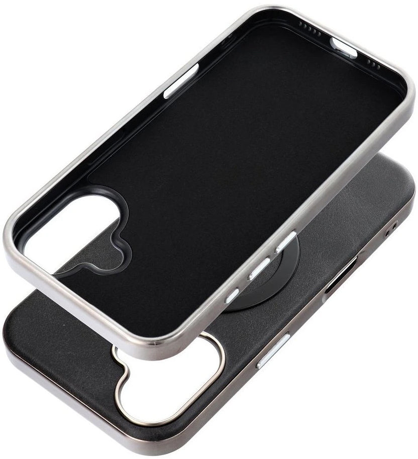 Capa MagSafe para Apple iPhone 16 Pro, OEM, Gentleman Mag, Preta