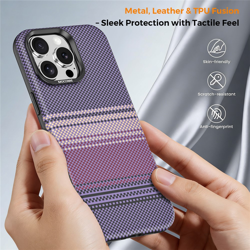Capa MagSafe para Apple iPhone 16 Pro Max, OEM, Gradient Rainbow, Roxo