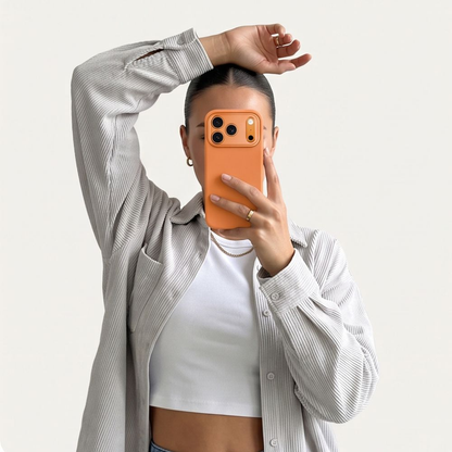 Capa MagSafe para Apple iPhone 18 Pro / 17 Pro, Tech-Protect, Uniq CC, Laranja