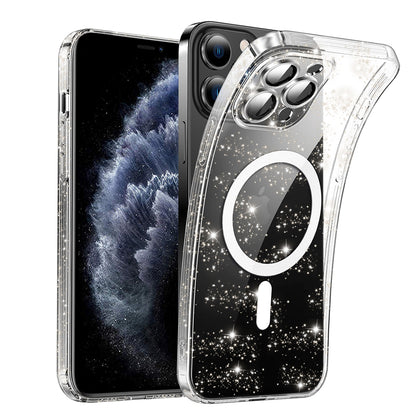 Capa MagSafe para Apple iPhone 11 Pro, Techsuit, SparkleSkin, Transparente