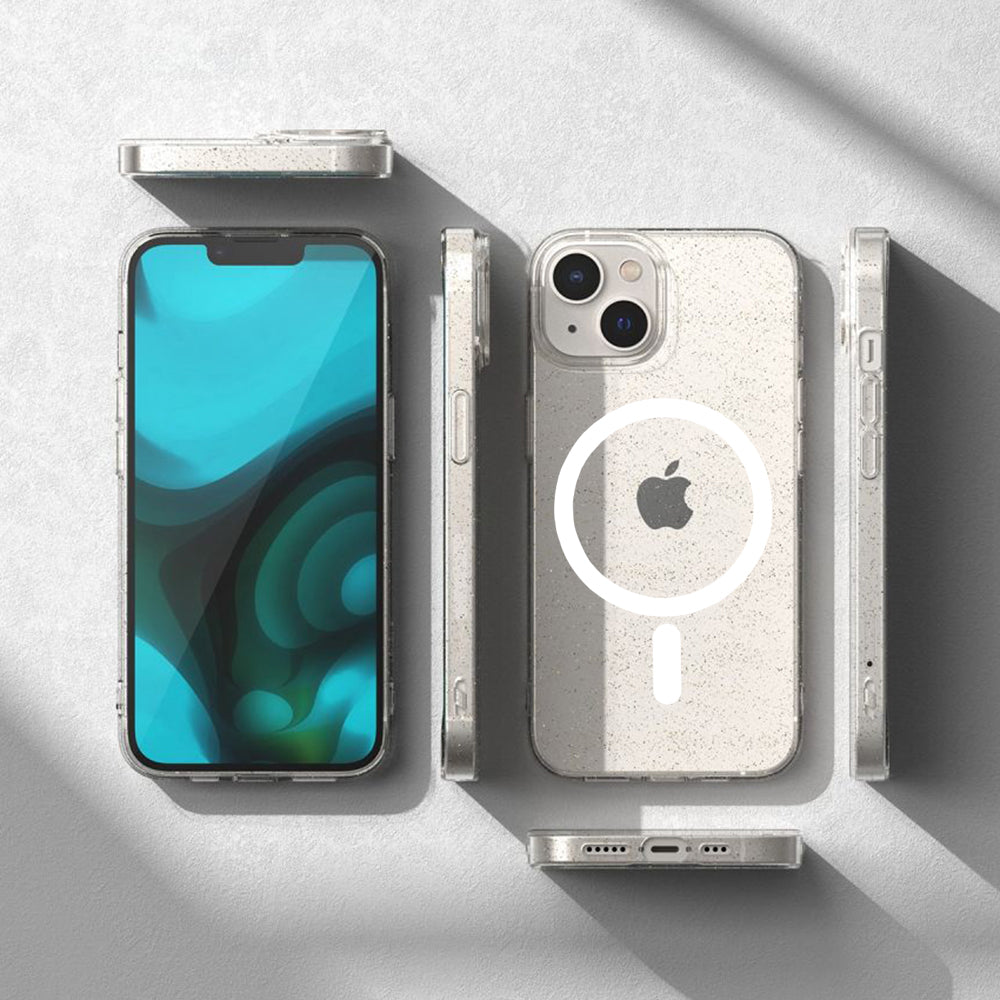 Capa MagSafe para Apple iPhone 11 Pro, Techsuit, SparkleSkin, Transparente
