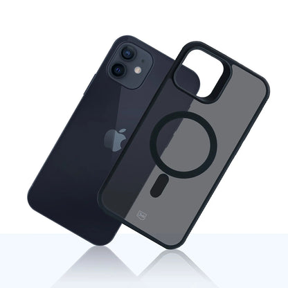 Capa MagSafe para Apple iPhone 12 / 12 Pro, 3MK, Smoke MagCase, Preta