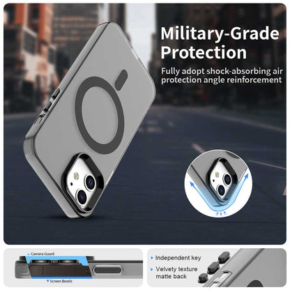 Capa MagSafe para Apple iPhone 12 / 12 Pro, Techsuit, CandyCase, Preta