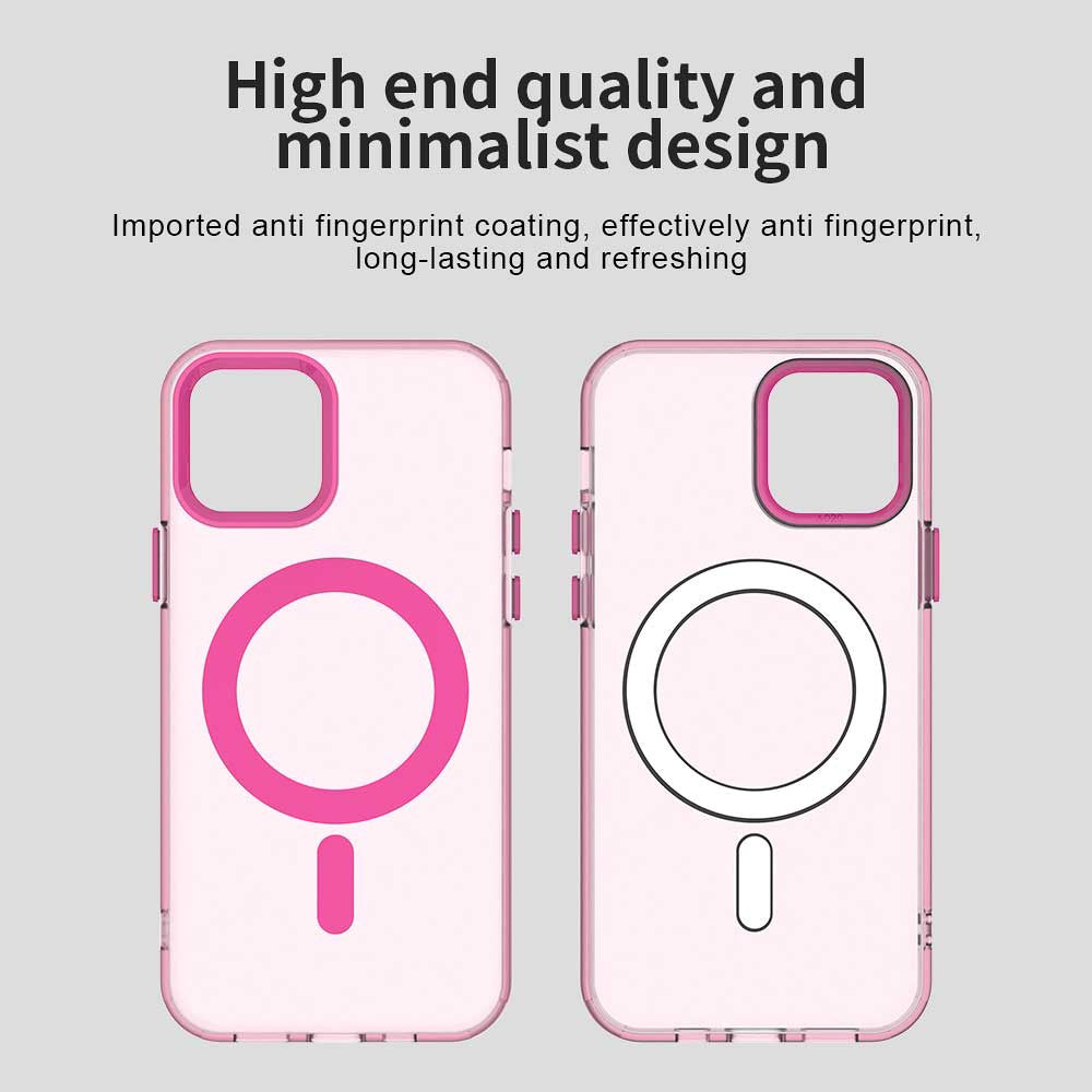 Capa MagSafe para Apple iPhone 12 / 12 Pro, Techsuit, CandyCase, Rosa
