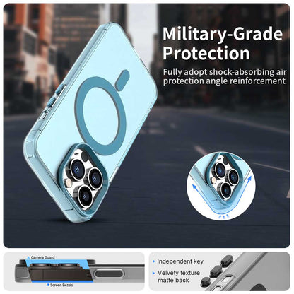 Capa MagSafe para Apple iPhone 12 Pro Max, Techsuit, CandyCase, Azul