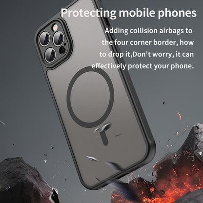 Capa MagSafe para Apple iPhone 12 Pro Max, Techsuit, HaloFrost II, Preta