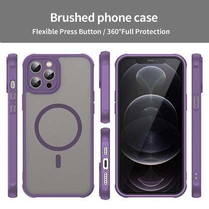 MagSafe Case for Apple iPhone 12 Pro, Techsuit, HaloFrost II, Purple