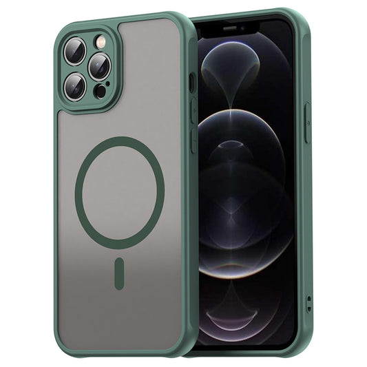 Capa MagSafe para Apple iPhone 12 Pro, Techsuit, HaloFrost II, Verde