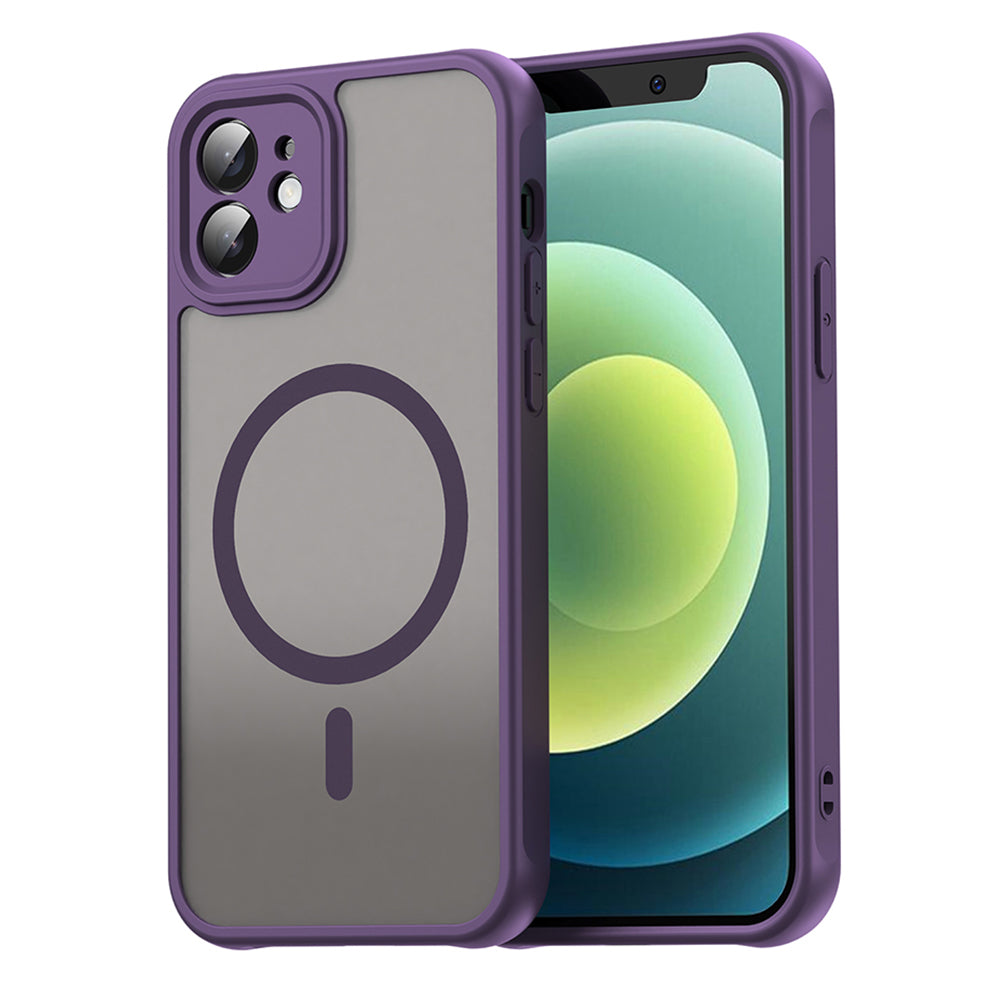 Capa MagSafe para Apple iPhone 12, Techsuit, HaloFrost II, Roxo