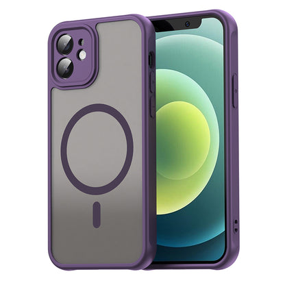 Capa MagSafe para Apple iPhone 12, Techsuit, HaloFrost II, Roxo