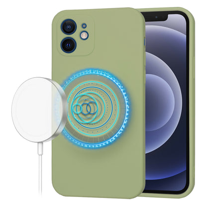 Capa MagSafe para Apple iPhone 12, Techsuit, SoftFlex, Matcha