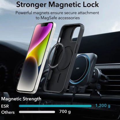 Capa MagSafe para Apple iPhone 14 / 13, ESR, Classic Hybrid, Preta