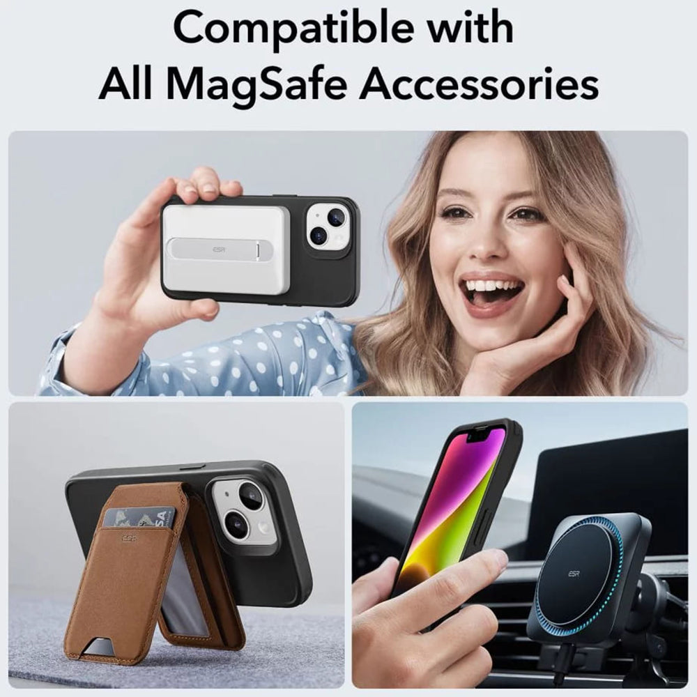 Capa MagSafe para Apple iPhone 14 / 13, ESR, Classic Hybrid, Preta