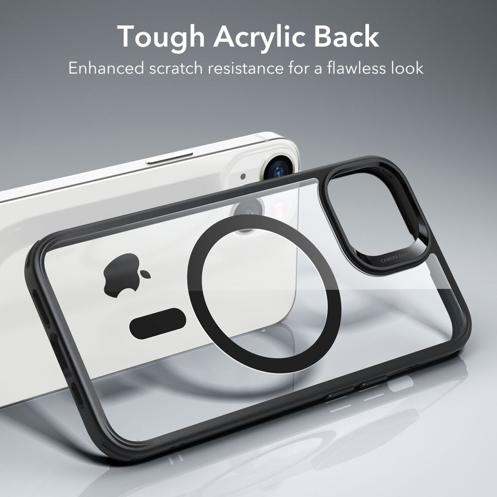 Capa MagSafe para Apple iPhone 14 / 13, ESR, Classic Hybrid, Preta Transparente