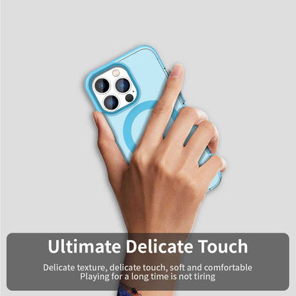 Capa MagSafe para Apple iPhone 13 Pro Max, Techsuit, CandyCase, Azul