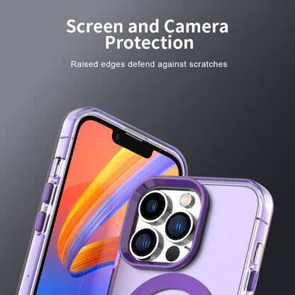 Capa MagSafe para Apple iPhone 13 Pro Max, Techsuit, CandyCase, Roxo