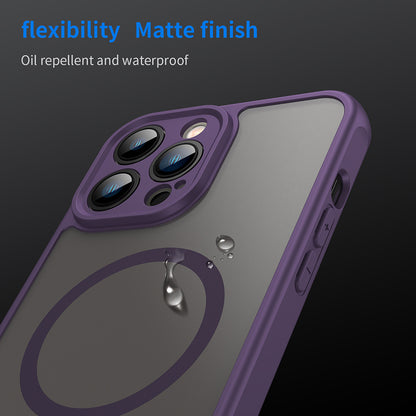 Capa MagSafe para Apple iPhone 13 Pro Max, Techsuit, HaloFrost II, Roxo