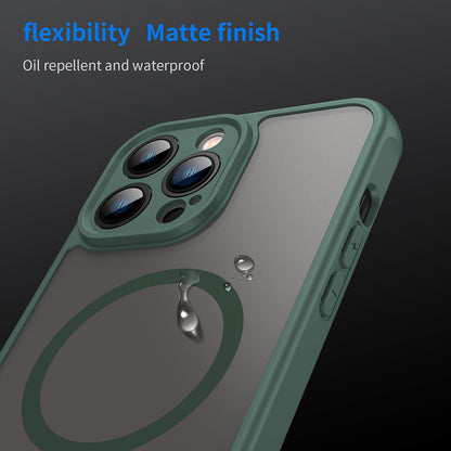 Capa MagSafe para Apple iPhone 13 Pro Max, Techsuit, HaloFrost II, Verde