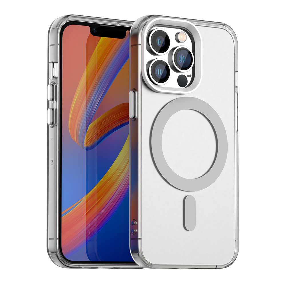 Capa MagSafe para Apple iPhone 13 Pro, Techsuit, CandyCase, Branca