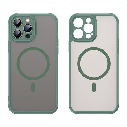 MagSafe Case for Apple iPhone 13 Pro, Techsuit, HaloFrost II, Green