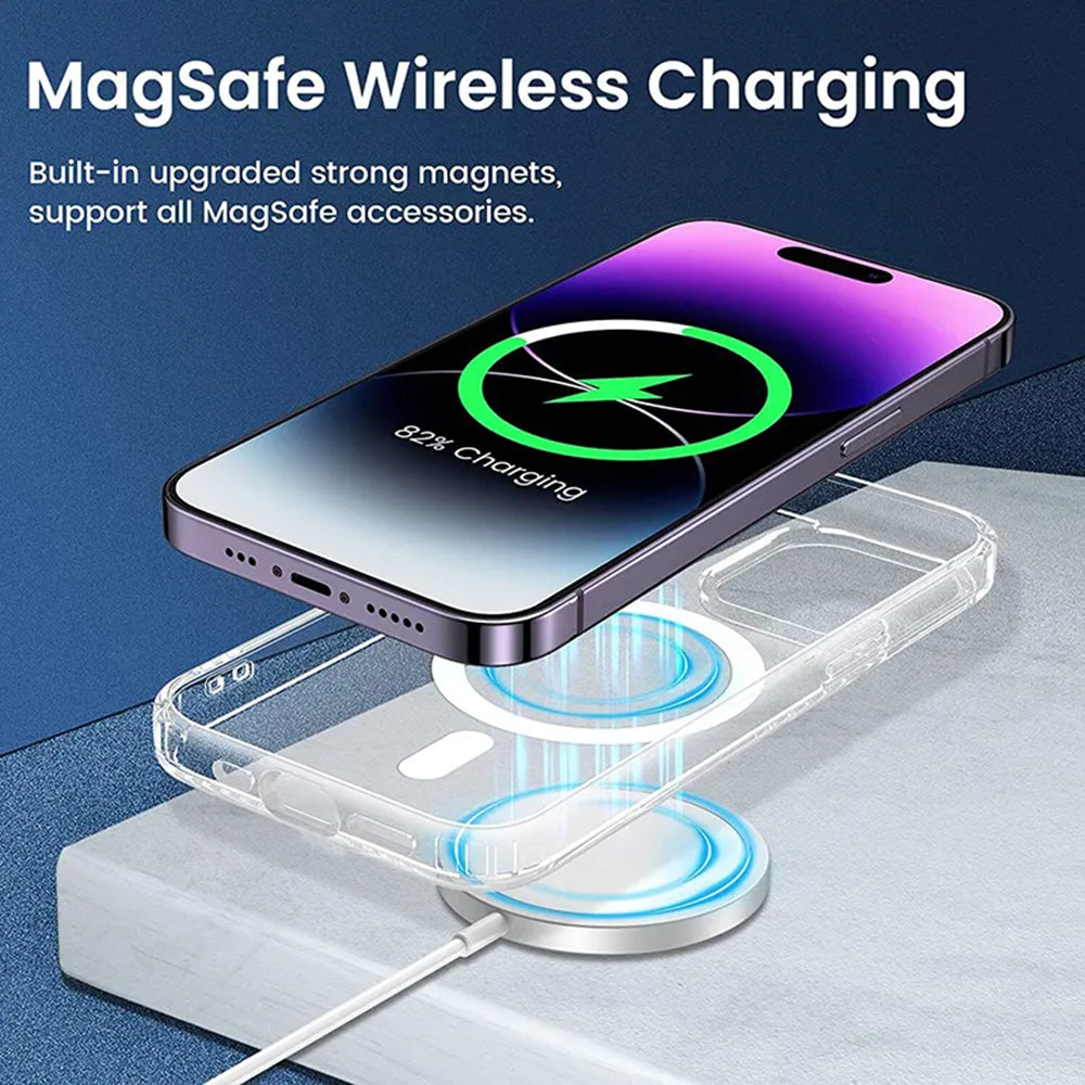 Capa MagSafe para Apple iPhone 13 Pro, Techsuit, Pro, Preta