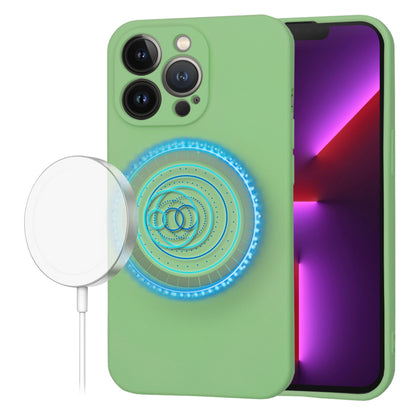 Capa MagSafe para Apple iPhone 13 Pro, Techsuit, SoftFlex, Verde Claro
