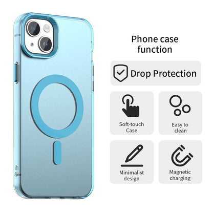 Capa MagSafe para Apple iPhone 13, Techsuit, CandyCase, Azul