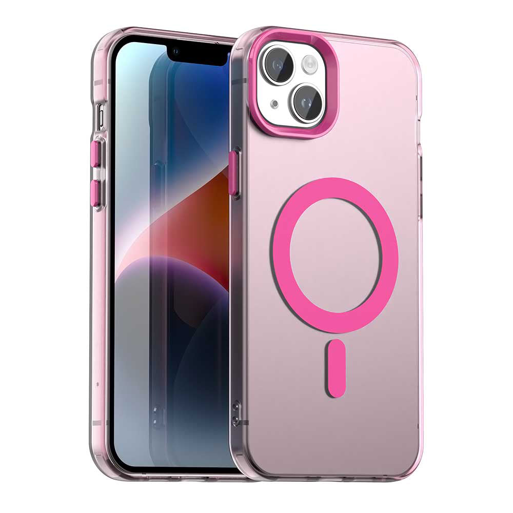 Capa MagSafe para Apple iPhone 13, Techsuit, CandyCase, Rosa