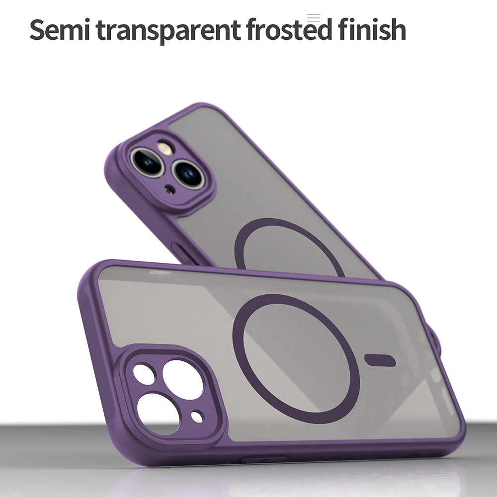 Capa MagSafe para Apple iPhone 13, Techsuit, HaloFrost II, Roxo
