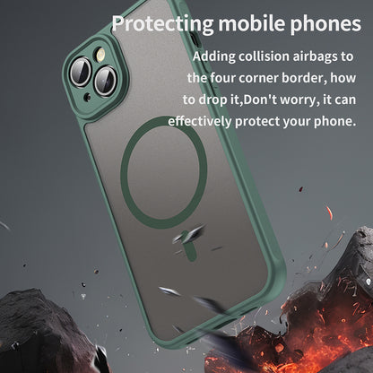 Capa MagSafe para Apple iPhone 14 Plus, Techsuit, HaloFrost II, Verde