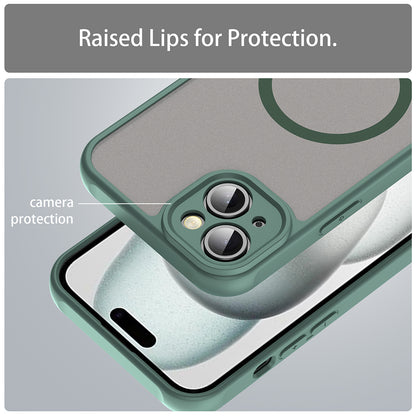 Capa MagSafe para Apple iPhone 14 Plus, Techsuit, HaloFrost II, Verde