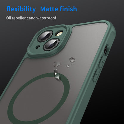 Capa MagSafe para Apple iPhone 14 Plus, Techsuit, HaloFrost II, Verde