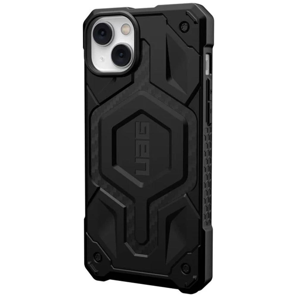 Capa MagSafe para Apple iPhone 14 Plus, Urban Armor Gear, Monarch Pro Carbon, Preta