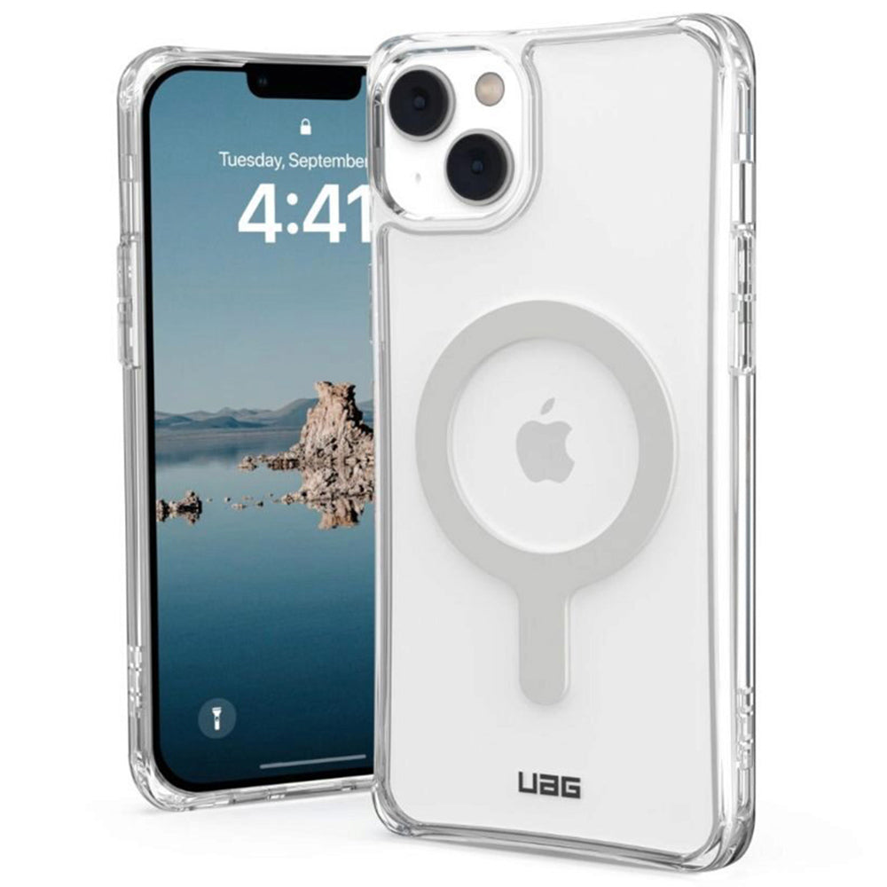 Capa MagSafe para Apple iPhone 14 Plus, Urban Armor Gear, Plyo, Transparente