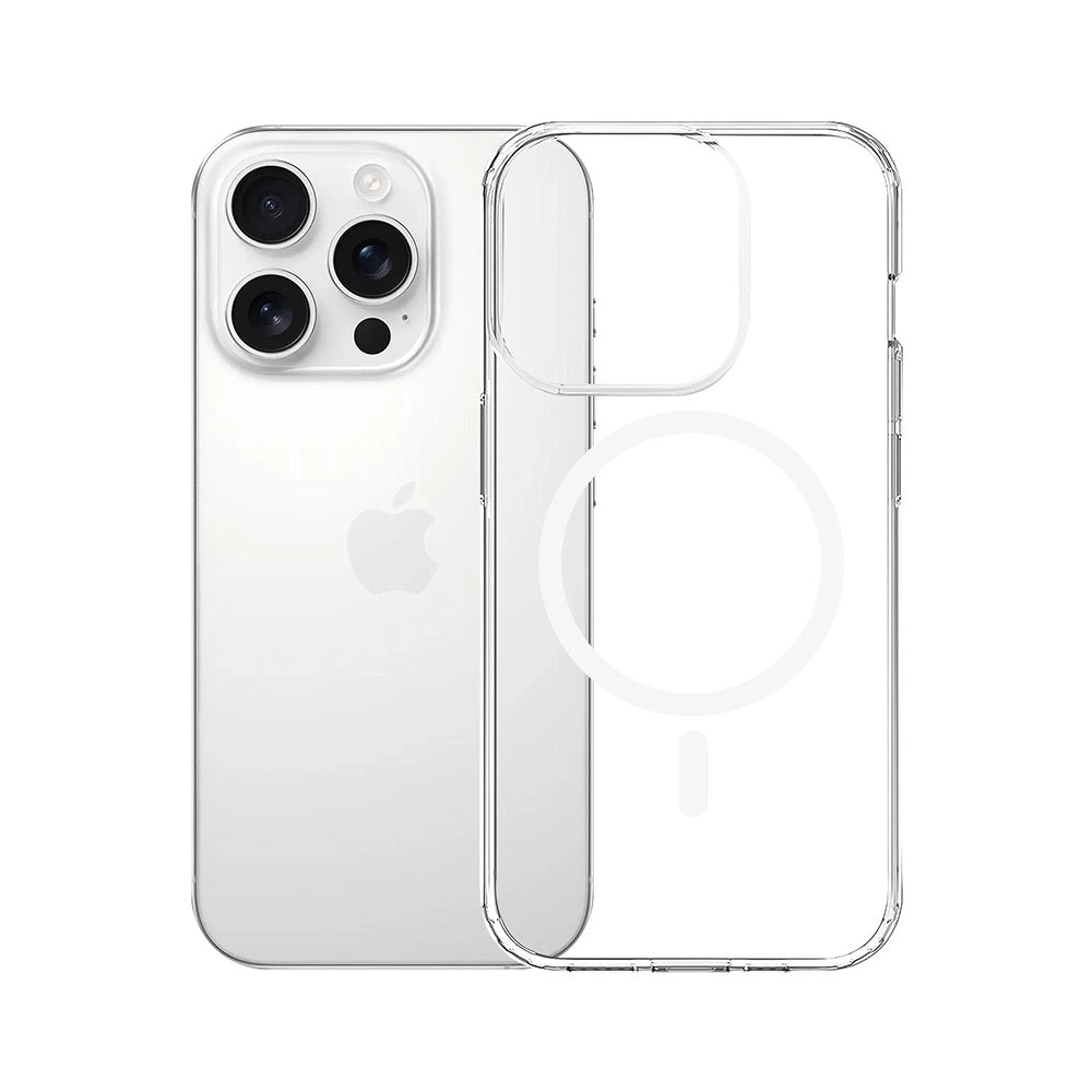 Capa MagSafe para Apple iPhone 14 Pro, 3MK, Armor MagCase, Transparente