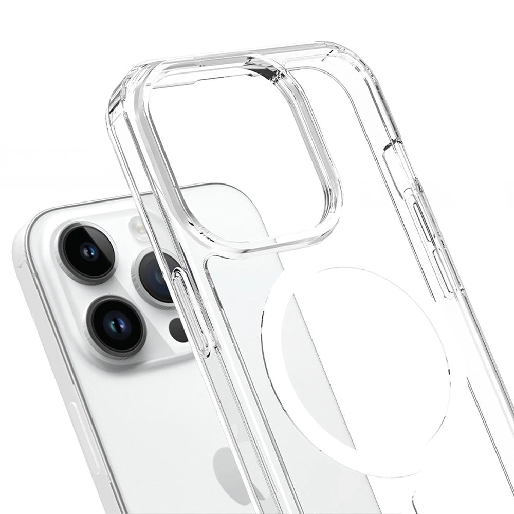 Capa MagSafe para Apple iPhone 14 Pro, 3MK, Armor MagCase, Transparente
