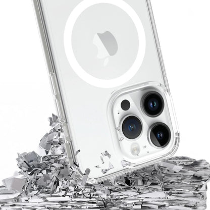 Capa MagSafe para Apple iPhone 14 Pro, 3MK, Armor MagCase, Transparente