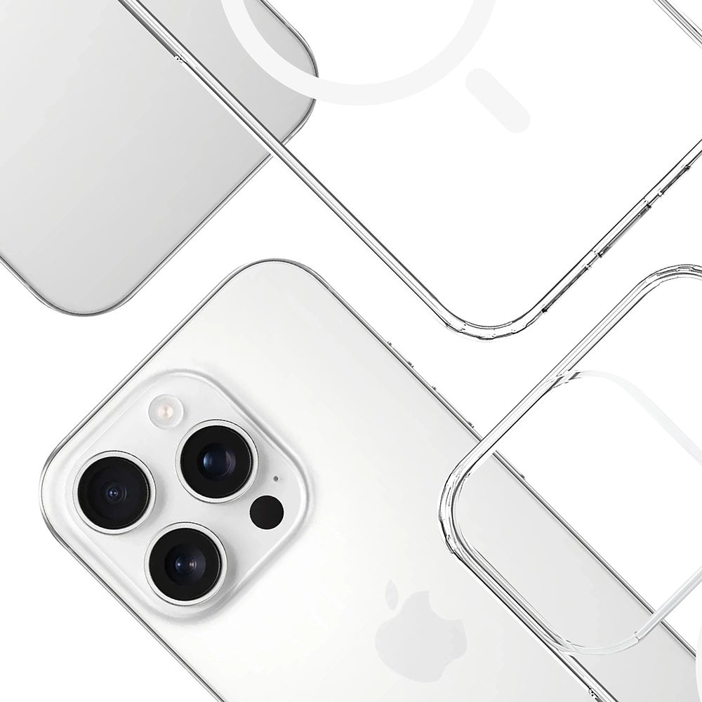 Capa MagSafe para Apple iPhone 14 Pro, 3MK, Armor MagCase, Transparente