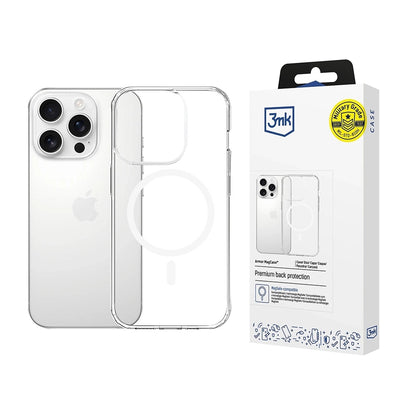 Capa MagSafe para Apple iPhone 14 Pro, 3MK, Armor MagCase, Transparente