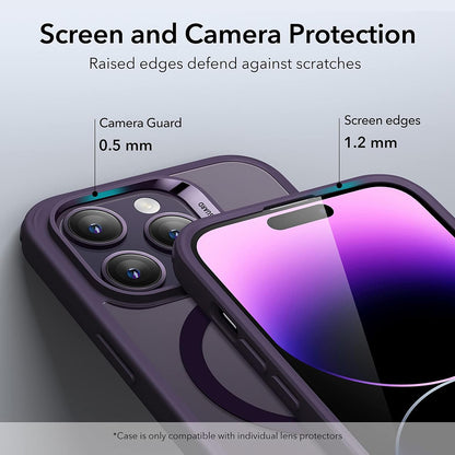 Capa MagSafe para Apple iPhone 14 Pro, ESR, Classic Hybrid, Roxo Transparente