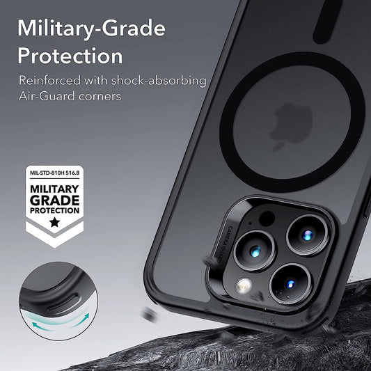 Capa MagSafe para Apple iPhone 14 Pro, ESR, Classic Hybrid, Preto Satinado