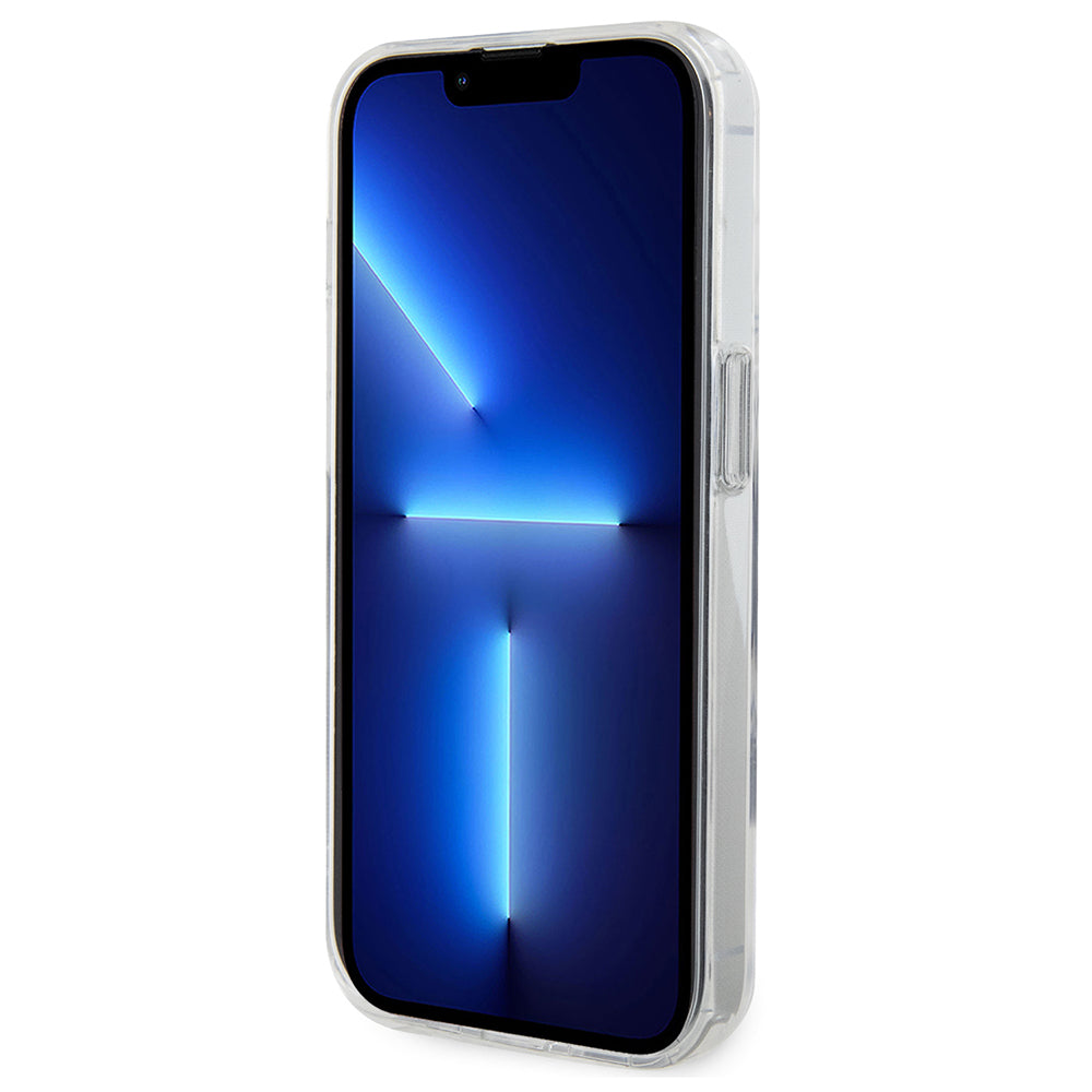 Capa MagSafe para Apple iPhone 14 Pro, Karl Lagerfeld, Ring Stand Karl & Choupette, Branca