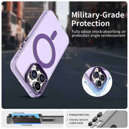 Capa MagSafe para Apple iPhone 14 Pro Max, Techsuit, CandyCase, Roxo