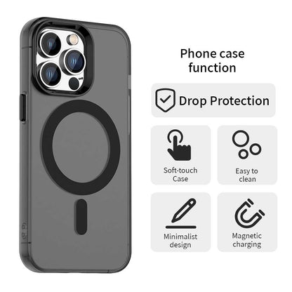Capa MagSafe para Apple iPhone 14 Pro Max, Techsuit, CandyCase, Preta